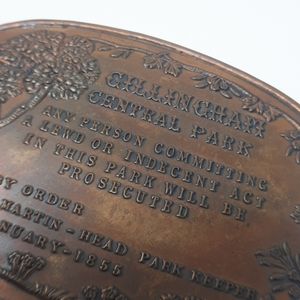 1855 signage satire - no lewd acts -